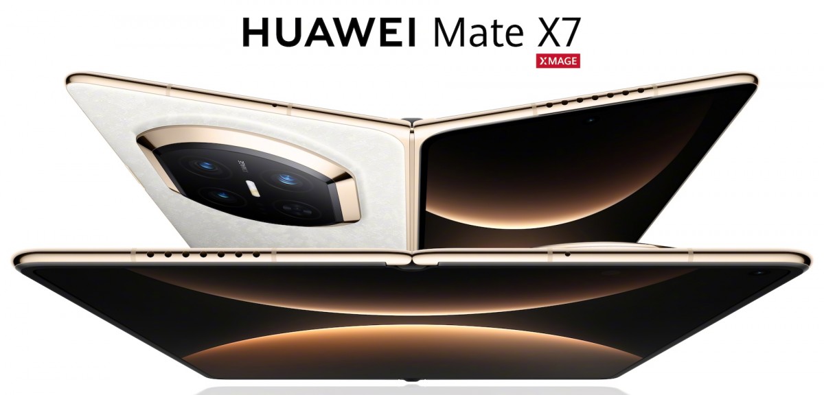 Huawei Mate X7 design and colors revealed ahead of launch